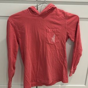 Boys Johnnie-O hoodie, long sleeved top, size 8